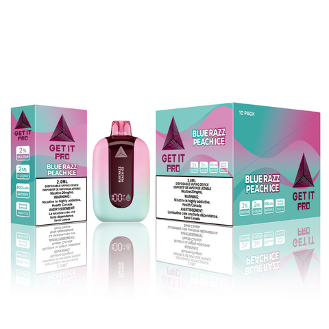 VFEEL GET IT PRO  BLUE RAZZ PEACH ICE