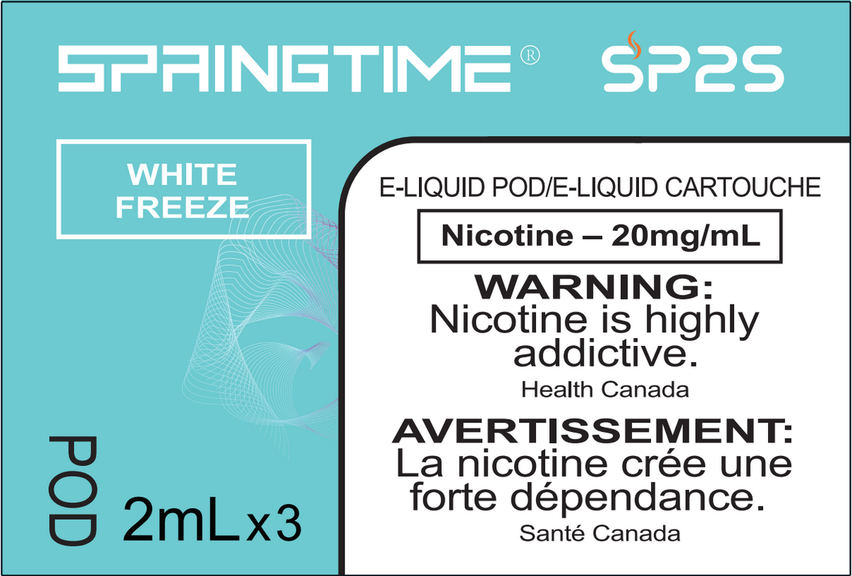 Springtime Pods (3 Pack) - Excise - White Freeze -Wholesale