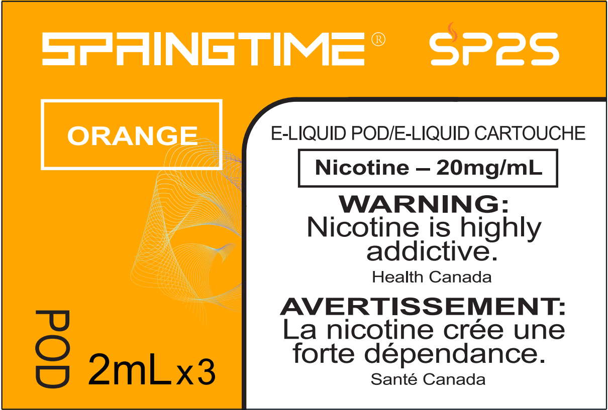 Springtime Pods (3 Pack) - Excise - Orange