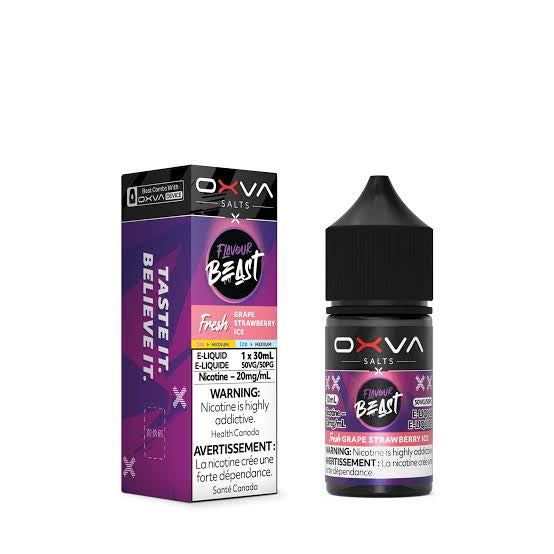 FLAVOUR BEAST x OXVA -  FRESH GRAPE STRAWBERRY ICE